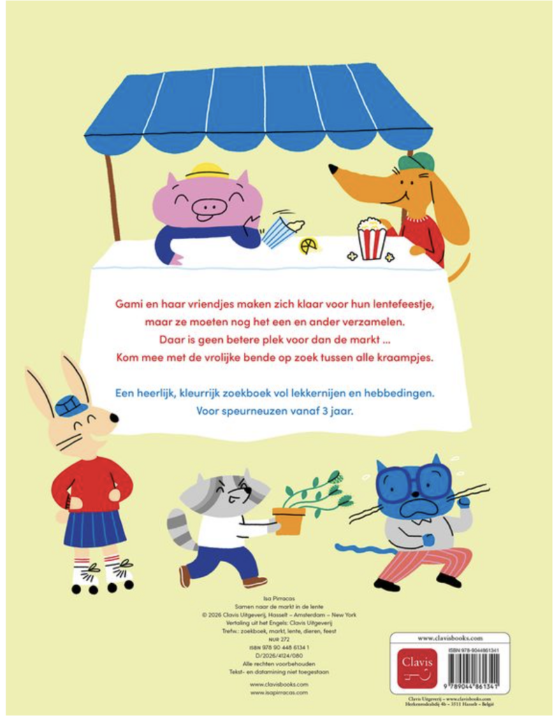 Clavis Clavis Boek "Samen naar de markt In de lente"