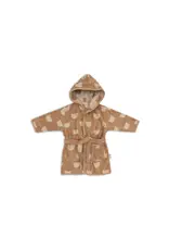 Jollein Jollein badjas Jacquard Terry Teddy Bear  1 - 2 jaar