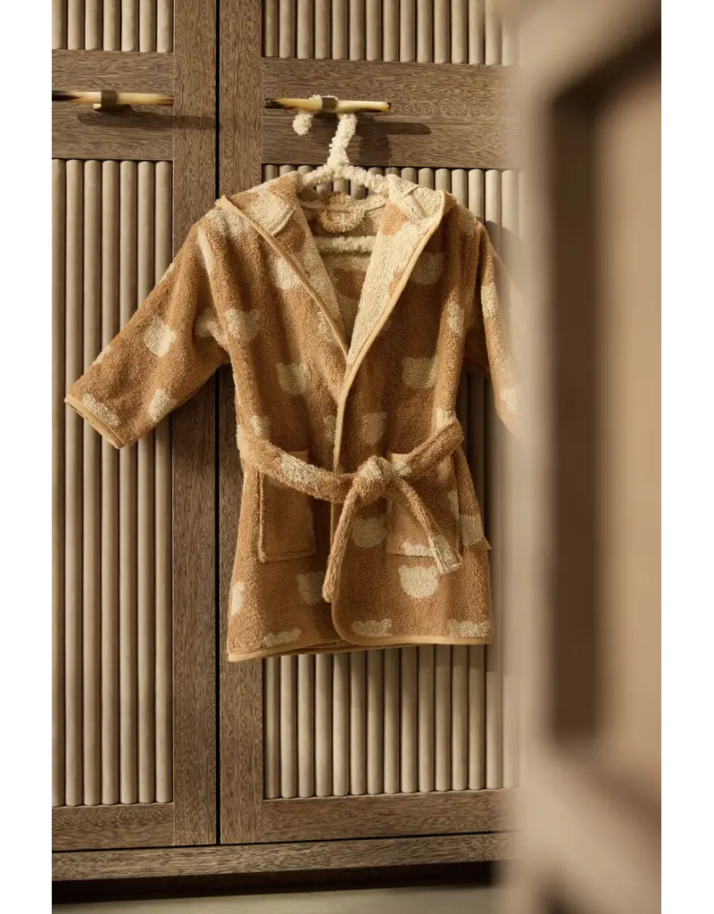 Jollein Jollein badjas Jacquard Terry Teddy Bear  1 - 2 jaar