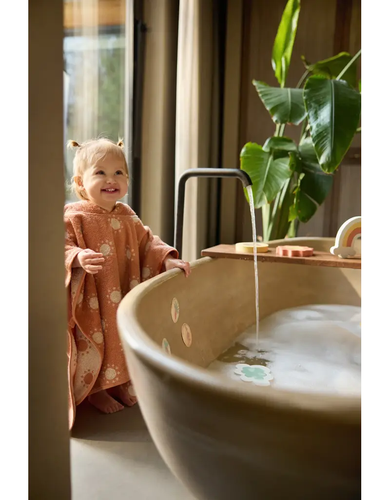 Jollein Jollein Badponcho Badstof Jacquard Sun reversible