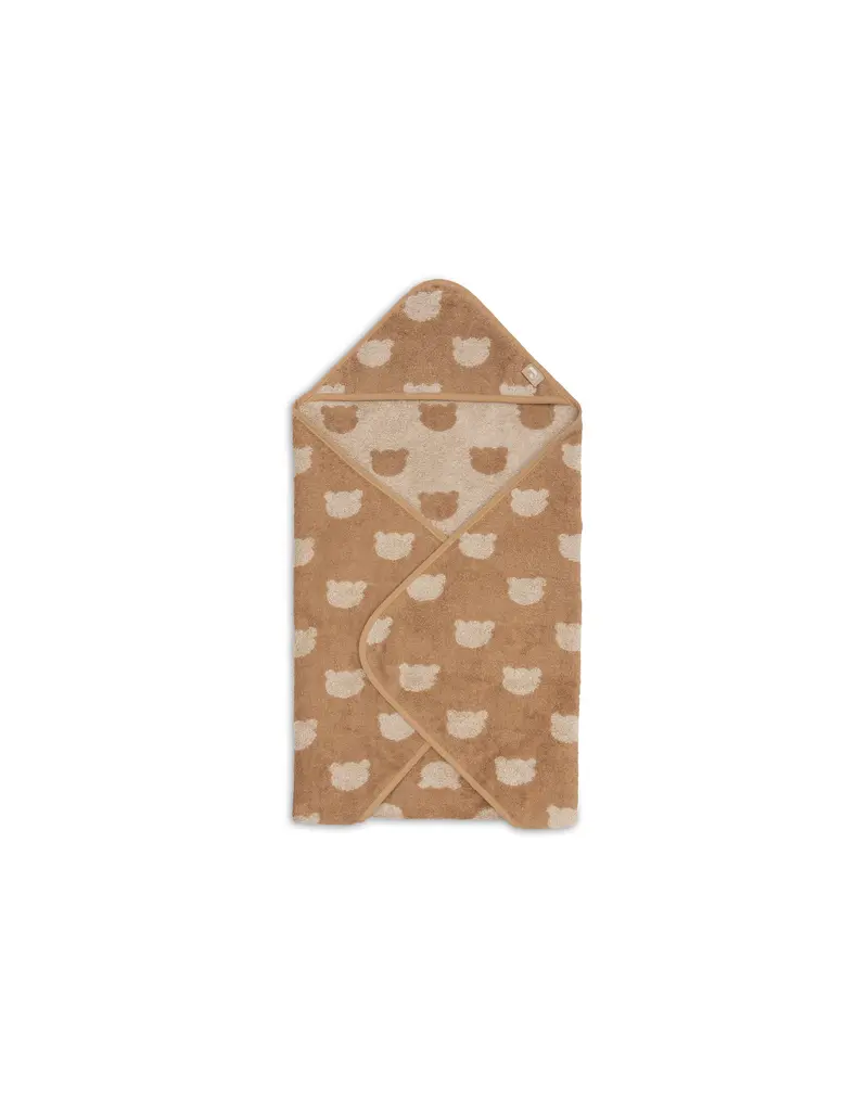 Jollein Jollein Badcape Terry Jacquard Teddy Bear