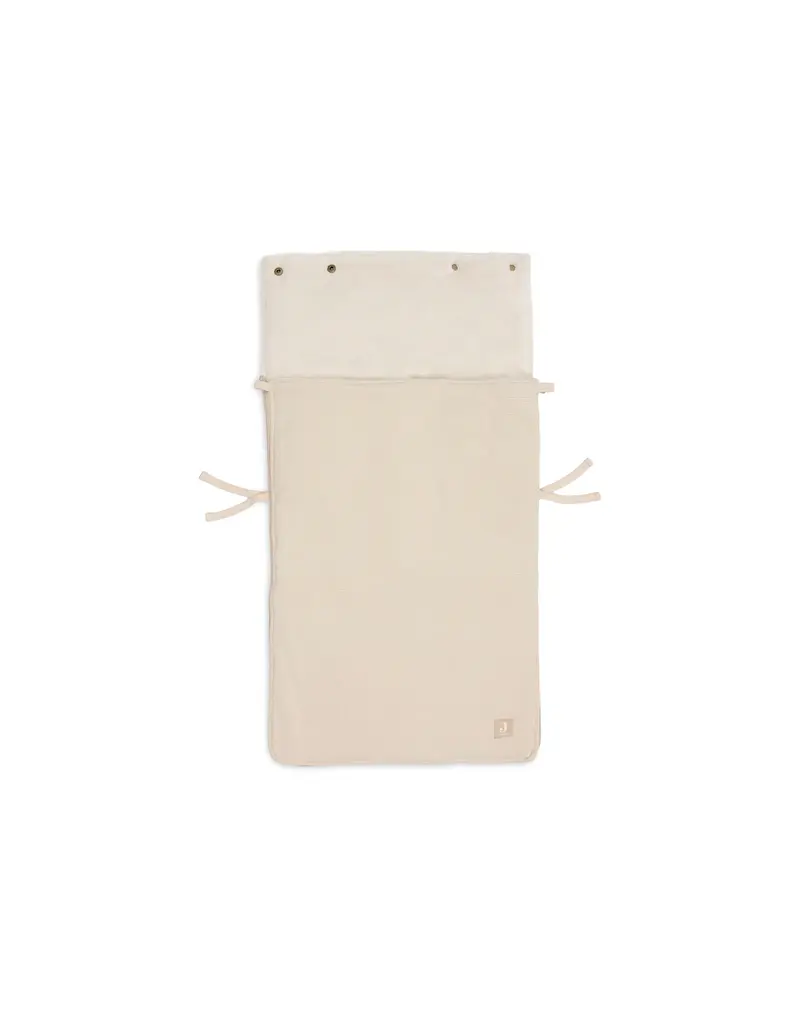 Jollein Jollein voetenzak 0+ 3/5 Little waffle Sand