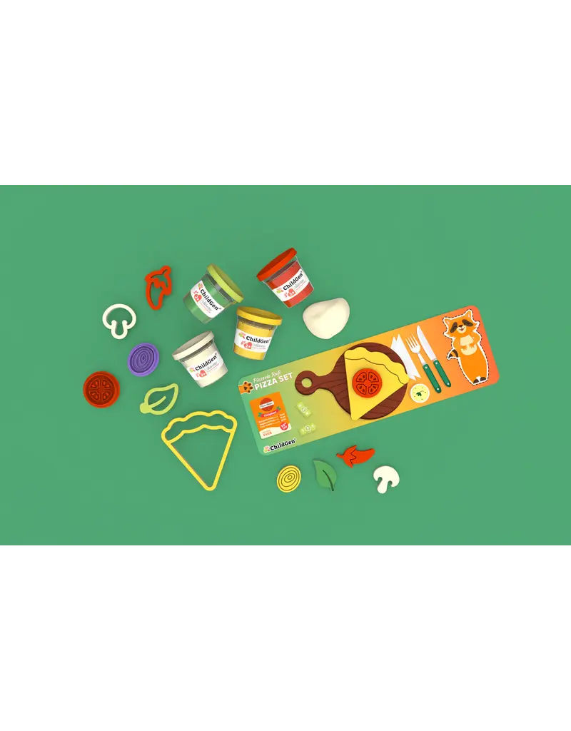 ChildGen Childgen Play Dough Paw Pals pizza set