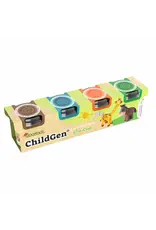 ChildGen Childgen play dough ecocup 4 stuks: BR-BL-OR-GR