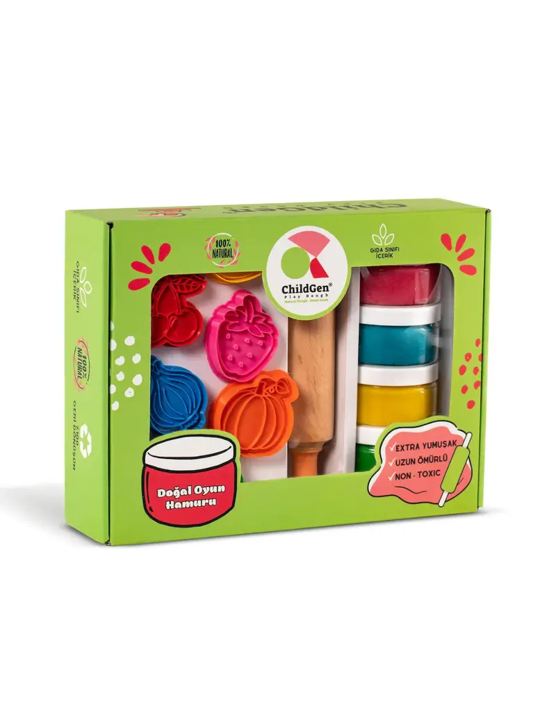ChildGen Childgen Play Dough Premium set fruit & veggies