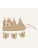 Jollein Jollein Verjaardagskroon met cijfers Teddy Bear