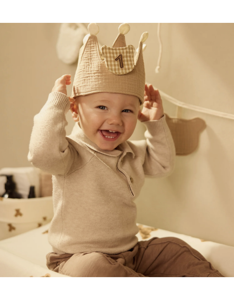 Jollein Jollein Verjaardagskroon met cijfers Teddy Bear