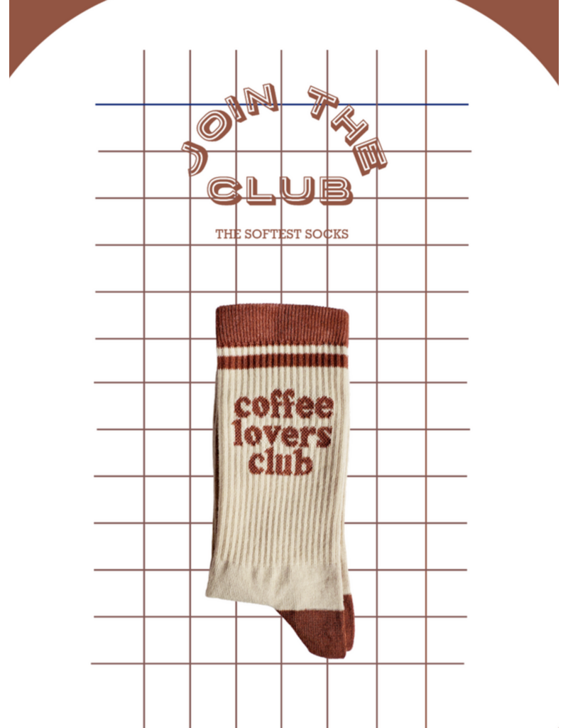 Minimou Minimou sokken "Coffee lovers club" 37-41