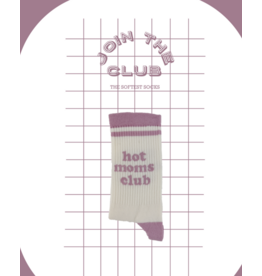 Minimou kousen "hot moms club" roze