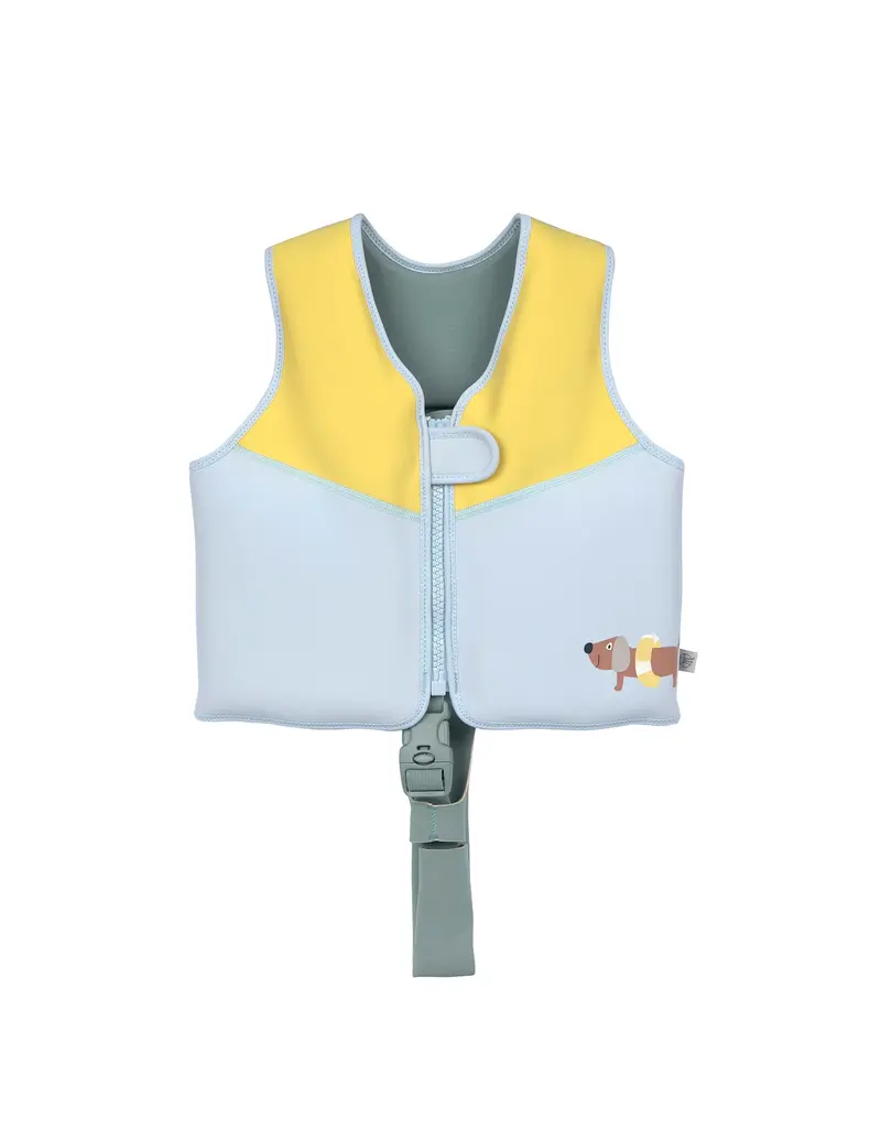 Lassig Lassig Swim Vest illusion blue/pale yellow