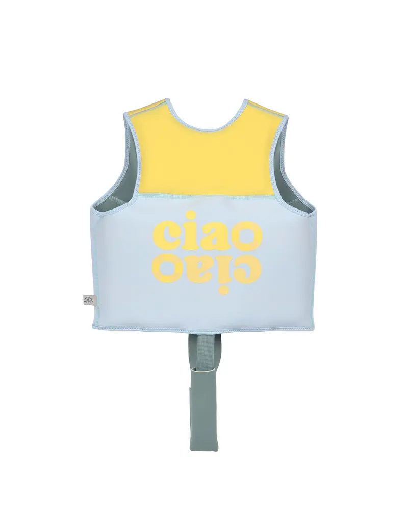 Lassig Lassig Swim Vest illusion blue/pale yellow