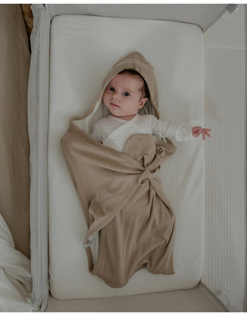 Lodger Lodger Wrapper Newborn Pointelle Shell