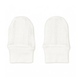 Lodger Lodger Scratch Mittens Pointelle Cream