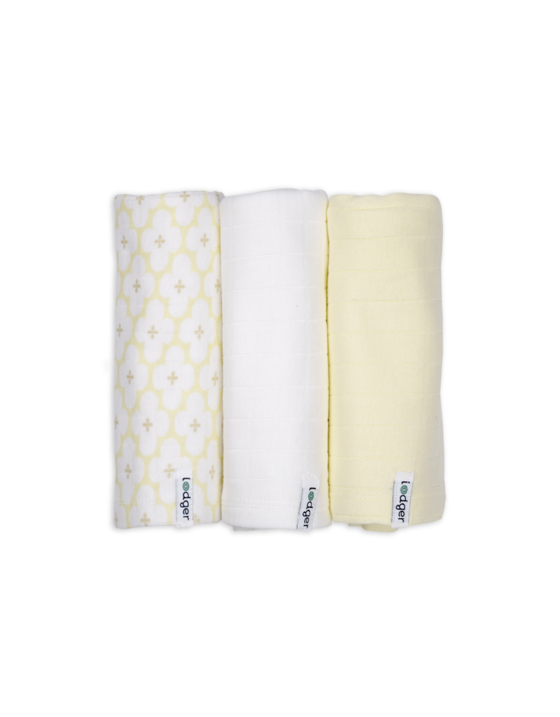 Lodger Lodger Swaddle 3-pack Solid Matcha Butter