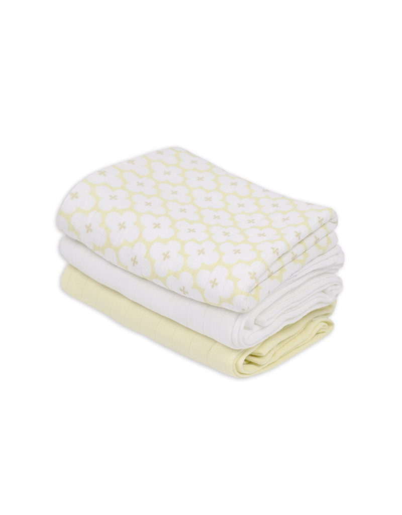 Lodger Lodger Swaddle 3-pack Solid Matcha Butter