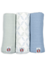 Lodger Lodger Swaddle 3-pack Solid Matcha Peppermint