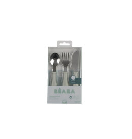 Béaba Beaba 3-delig inox bestek Misty Green