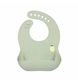 Lassig Lassig Silicone Bib Happy Fruits lemon