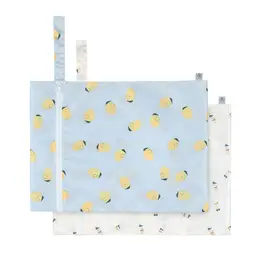 Lassig Lassig Wet bag 2pcs Happy Fruits Lemon