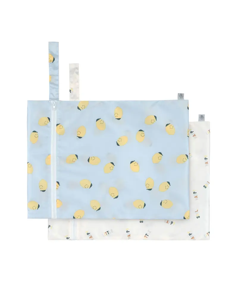 Lassig Lassig Wet bag 2pcs Happy Fruits Lemon