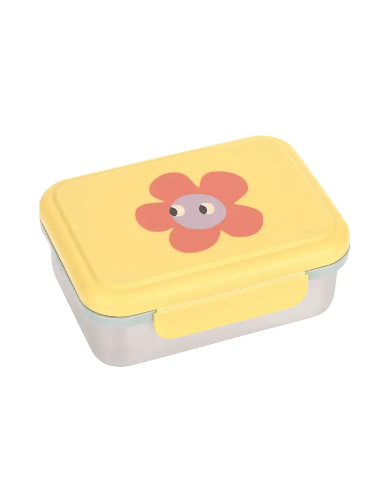 Lassig Lassig Lunchbox Stainless Steel Happy Trails Flower