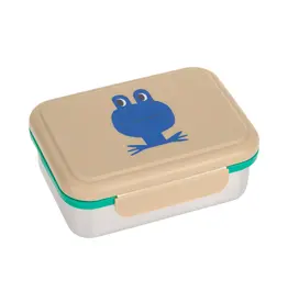 Lassig Lassig Lunchbox Stainless Steel Happy Trails Frog