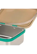Lassig Lassig Lunchbox Stainless Steel Happy Trails Frog