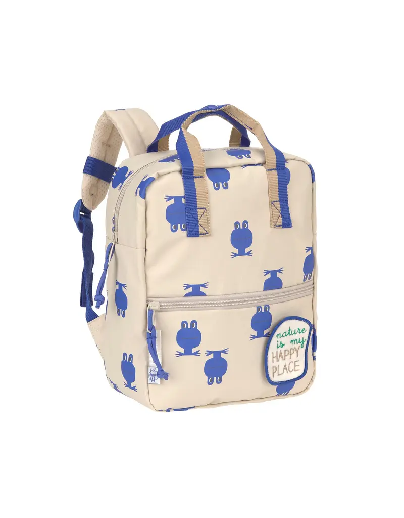 Lassig Lassig Mini Square Backpack Happy Trails  Frog