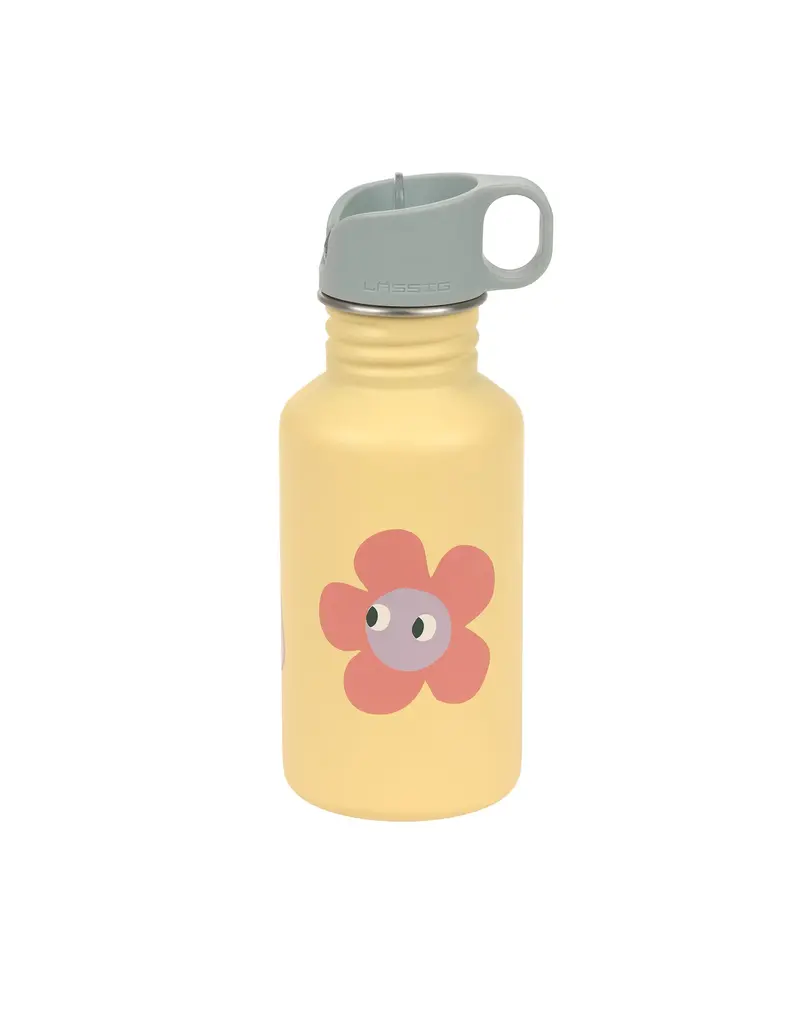 Lassig Lassig Bottle Stainless Steel Happy Trails Flower