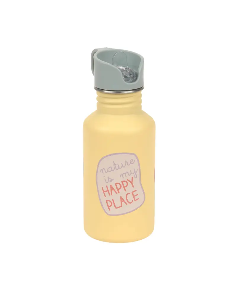 Lassig Lassig Bottle Stainless Steel Happy Trails Flower