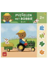 Clavis Clavis Puzzelen met Bobbie 4 in 1 Op de boerderij