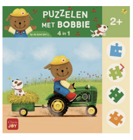 Clavis Clavis Puzzelen met Bobbie 4 in 1 Op de boerderij
