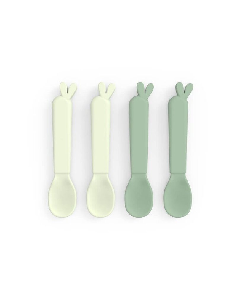 Done by Deer Done by Deer kiddish spoon 4-pack Lalee green