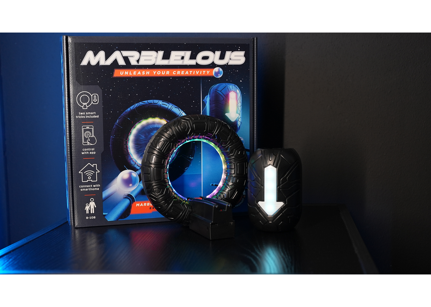 Marblelous Marmor Teleporter Set für Marblelous Murmelbahn