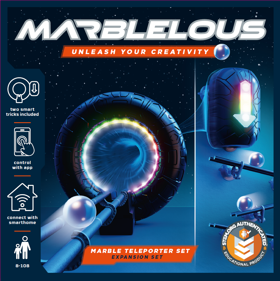 Marblelous Marmor Teleporter Set für Marblelous Murmelbahn