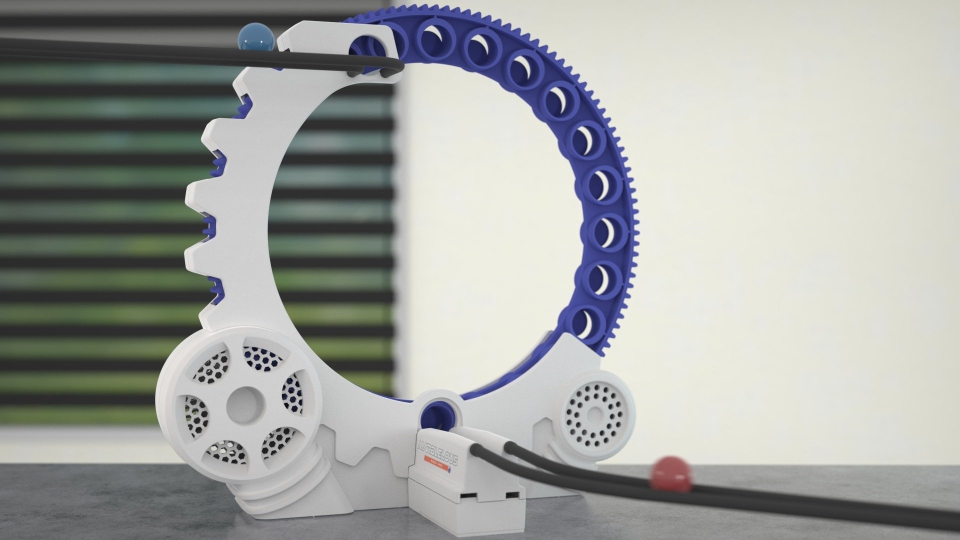 Marmor Radlift für Marblelous Murmelbahn