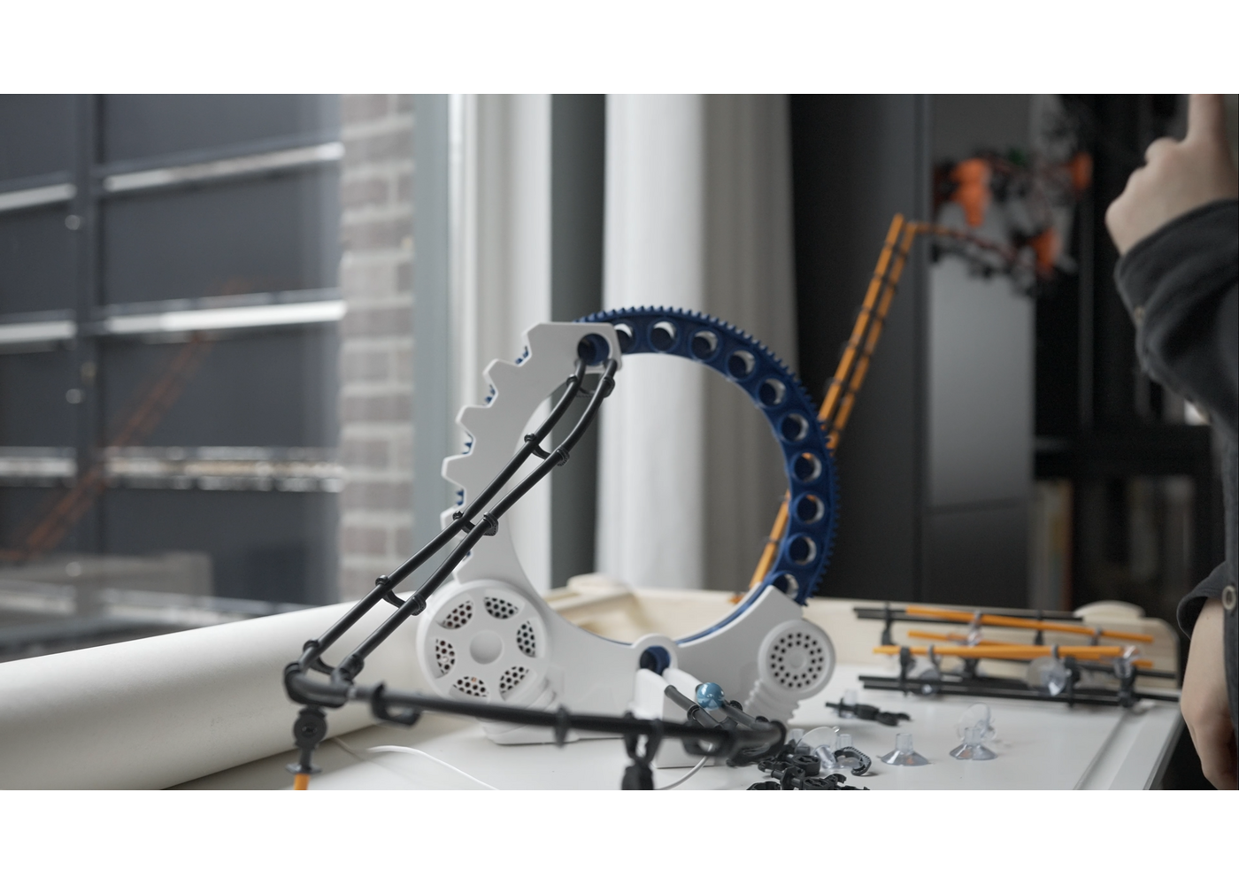 Marmor Radlift für Marblelous Murmelbahn