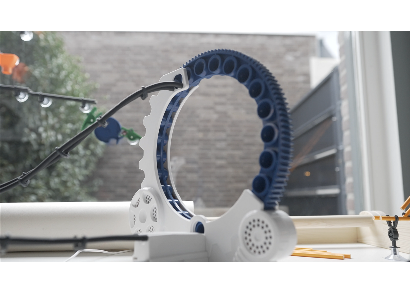 Marmor Radlift für Marblelous Murmelbahn