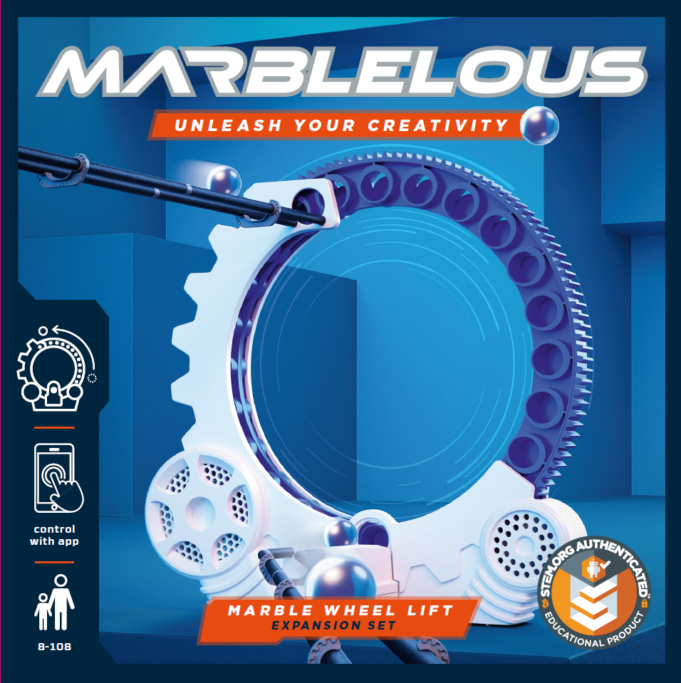 Marmor Radlift für Marblelous Murmelbahn