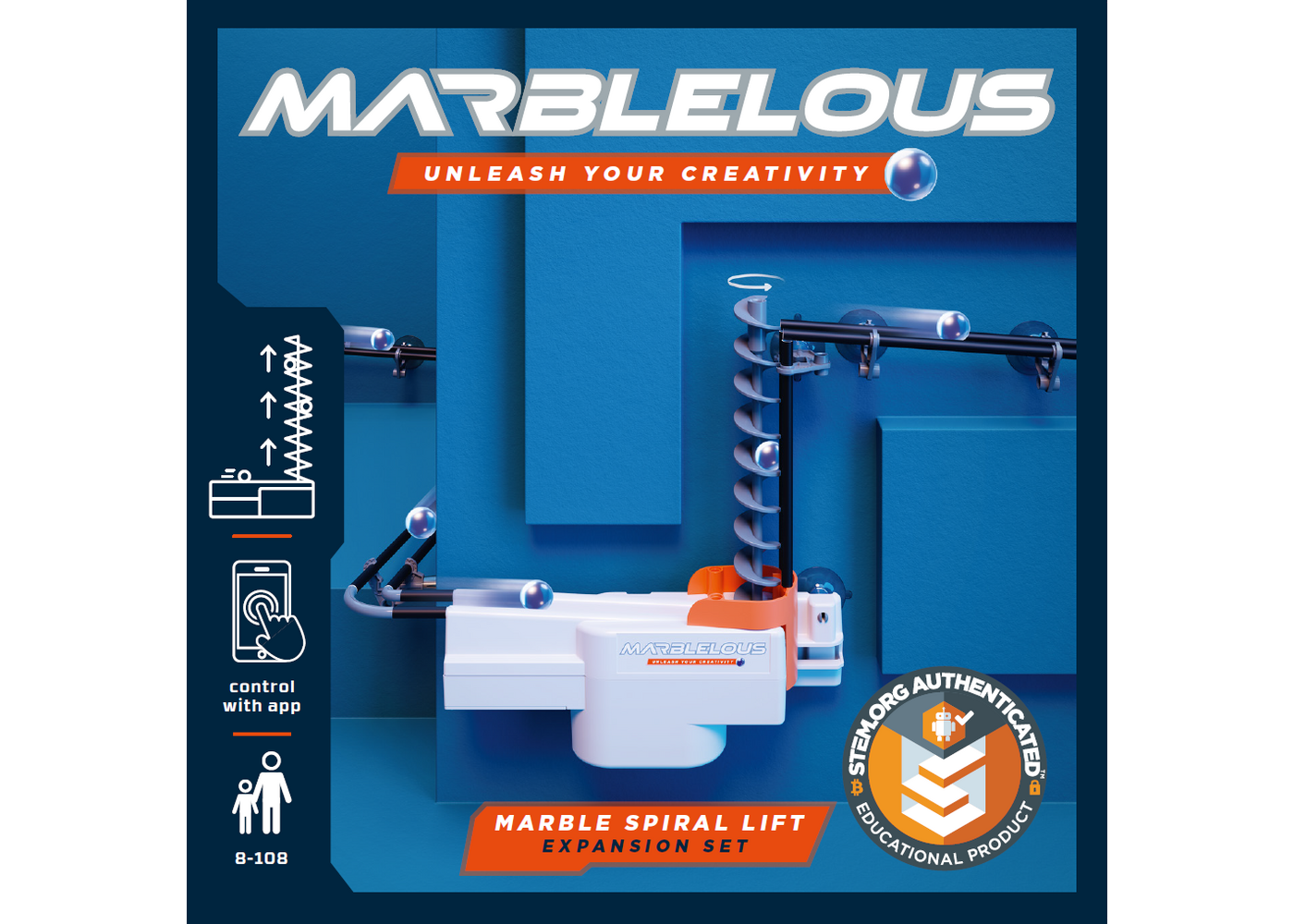 Marblelous Marmor Spiralaufzug für Marblelous Murmelbahn