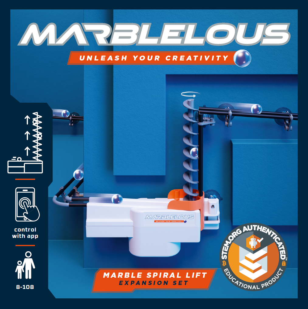 Marblelous Marmor Spiralaufzug für Marblelous Murmelbahn
