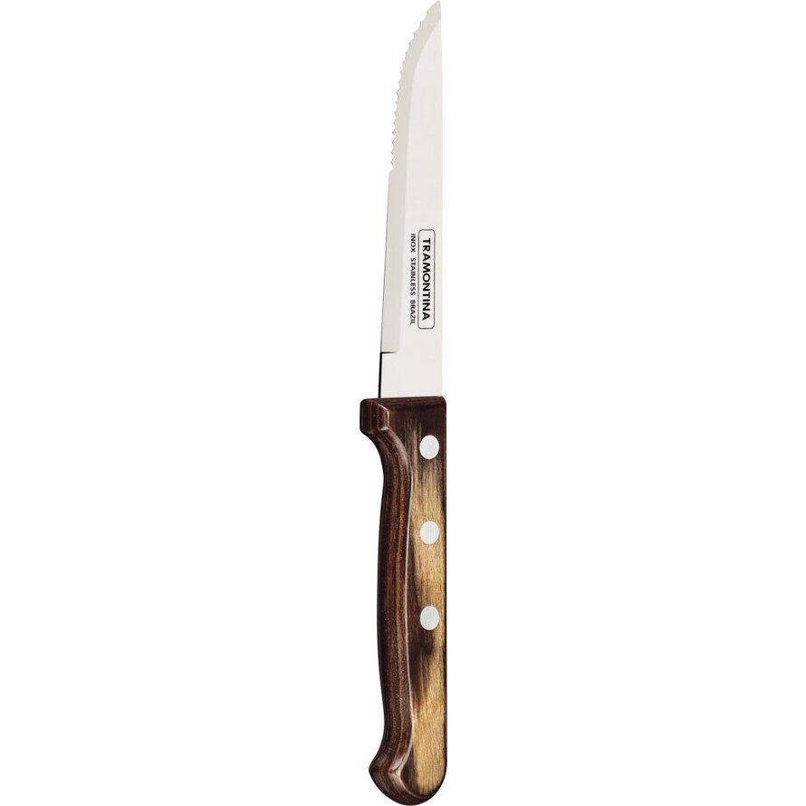 Steak-/Pizzabesteck "Churrasco" Messer L: 23,5cm braun