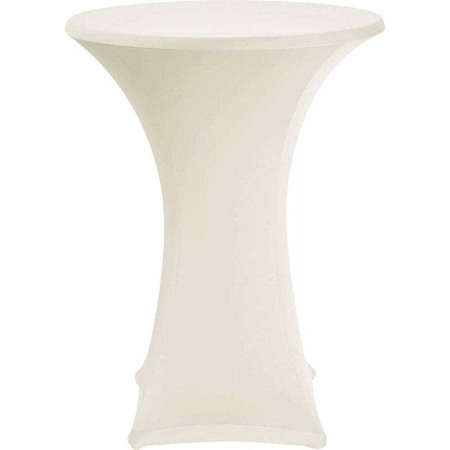 Stehtischbezug Ø 80 cm ecru