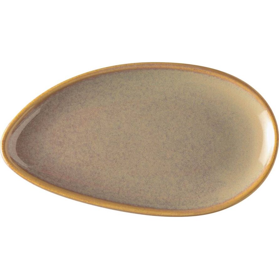 Porzellanserie „Vida" Platte flach oval 17,8cm