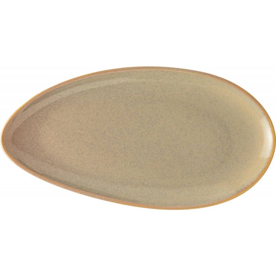 Porzellanserie „Vida" Platte flach oval 32cm