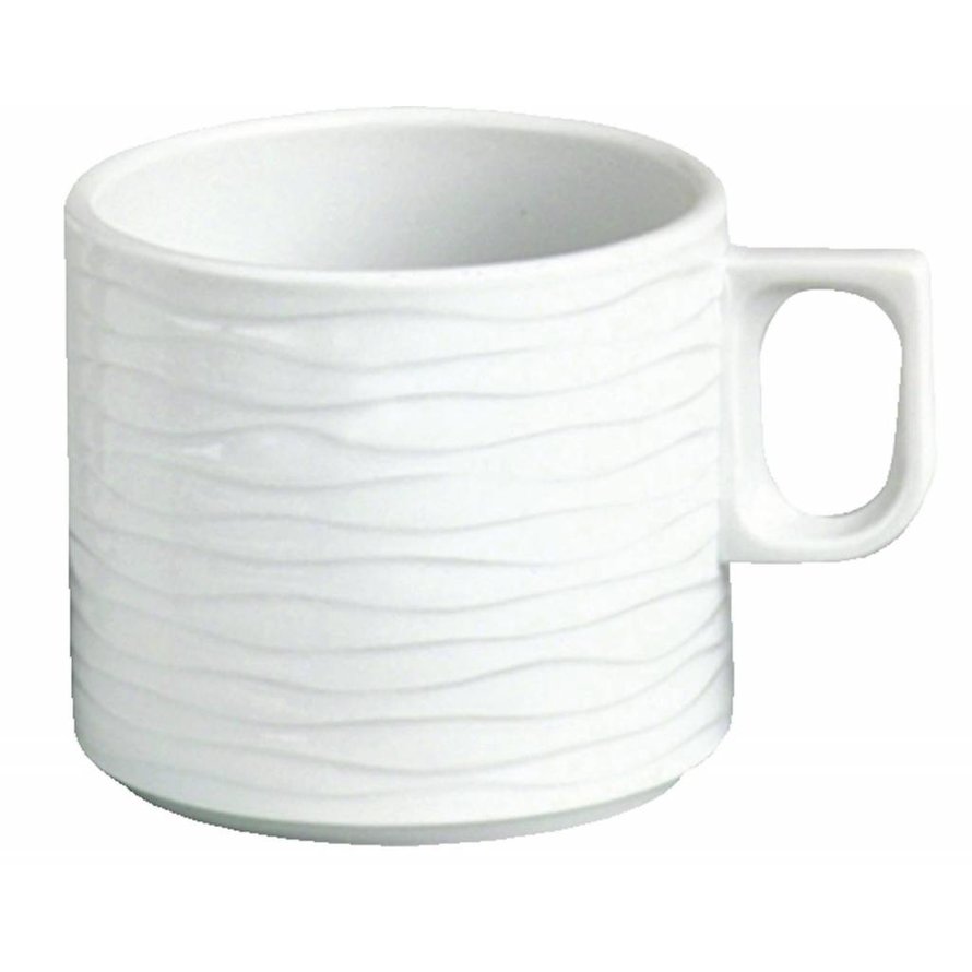 Hotelporzellan "Curved" Tasse Obere Kaffee