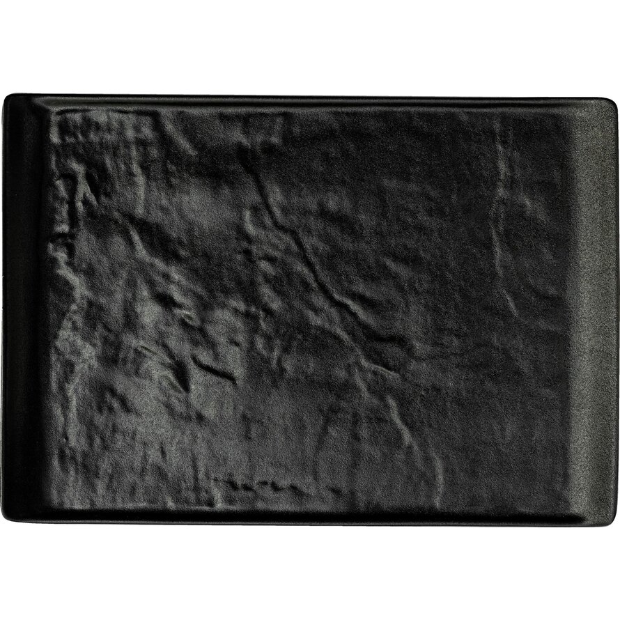 Porzellanserie "Schieferlook" Platte 34,3x24cm