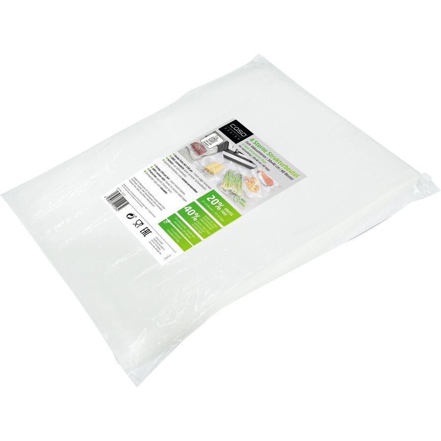 Strukturbeutel 150 my, 60er Pack 30x40cm