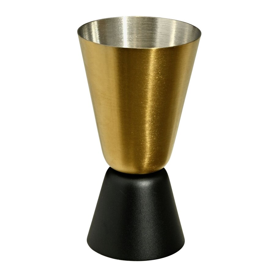Rooftop schwarz-gold Cocktail-Doppelmaß