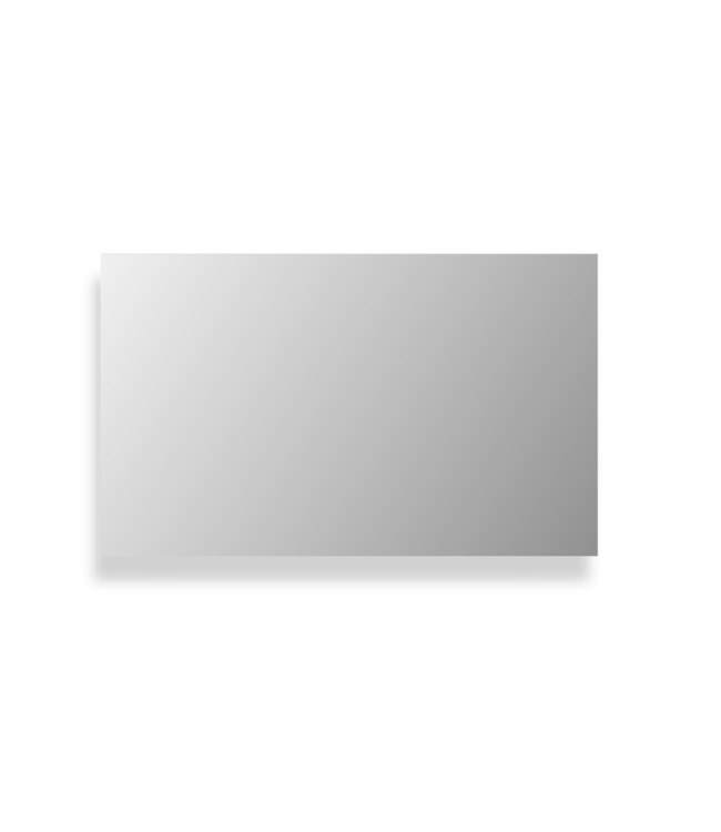 Basic Spiegel op aluminium frame